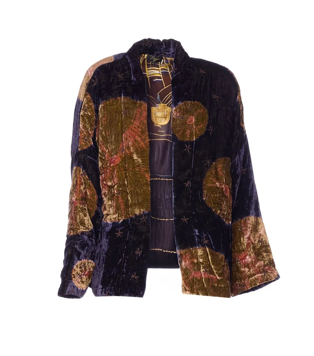 Velvet Kimono Jacket