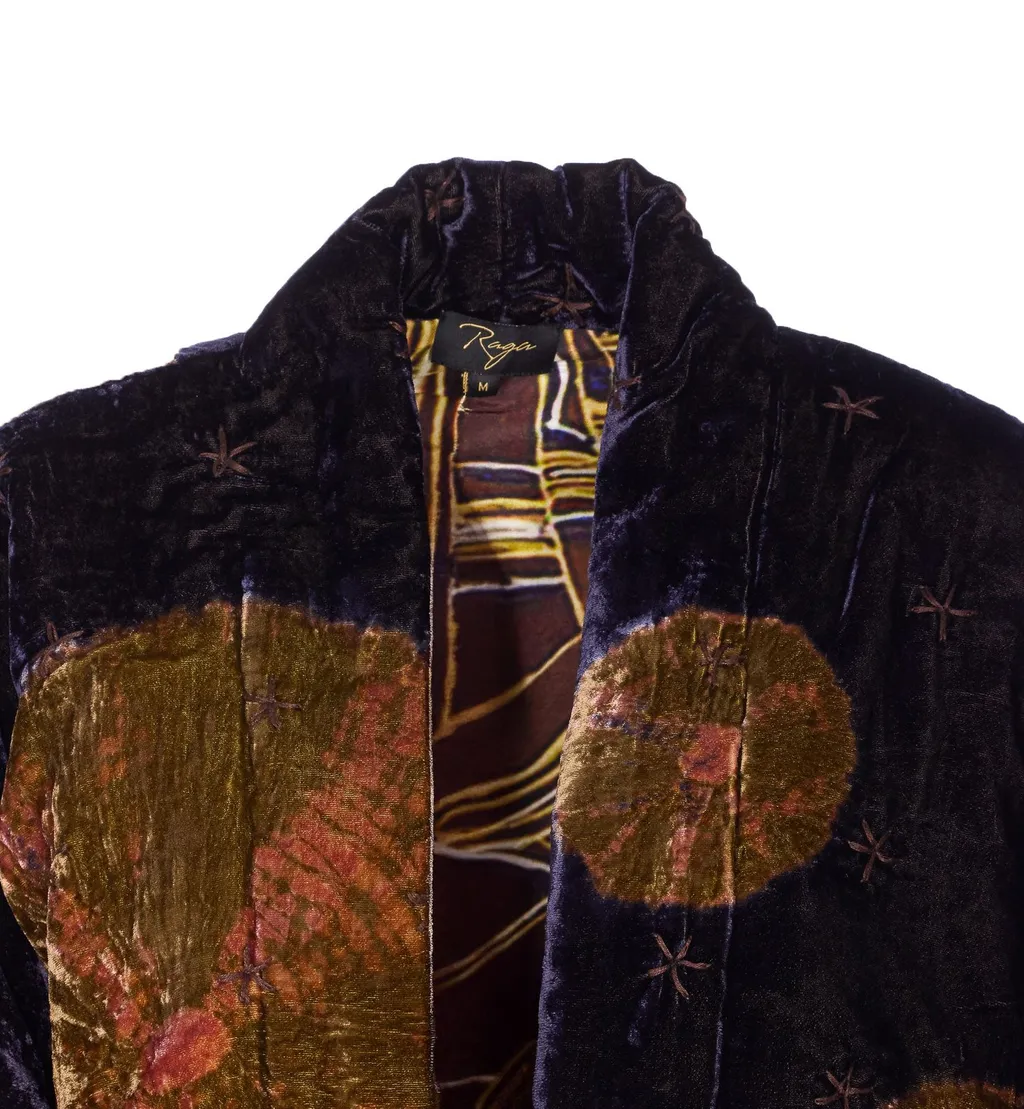 Velvet Kimono Jacket