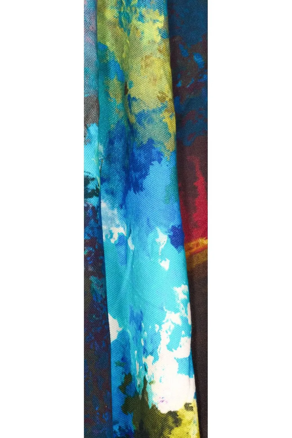 Abstract Print Kimono Coat