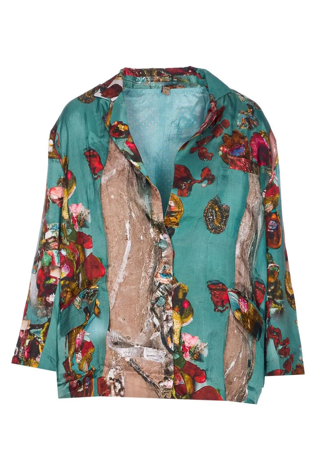 Printed Silk Shirt