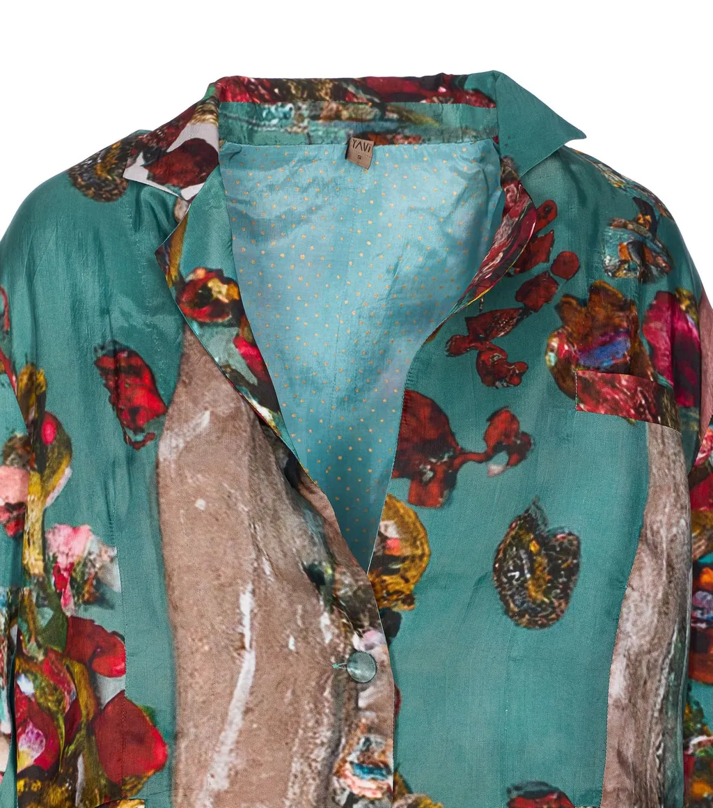 Printed Silk Shirt