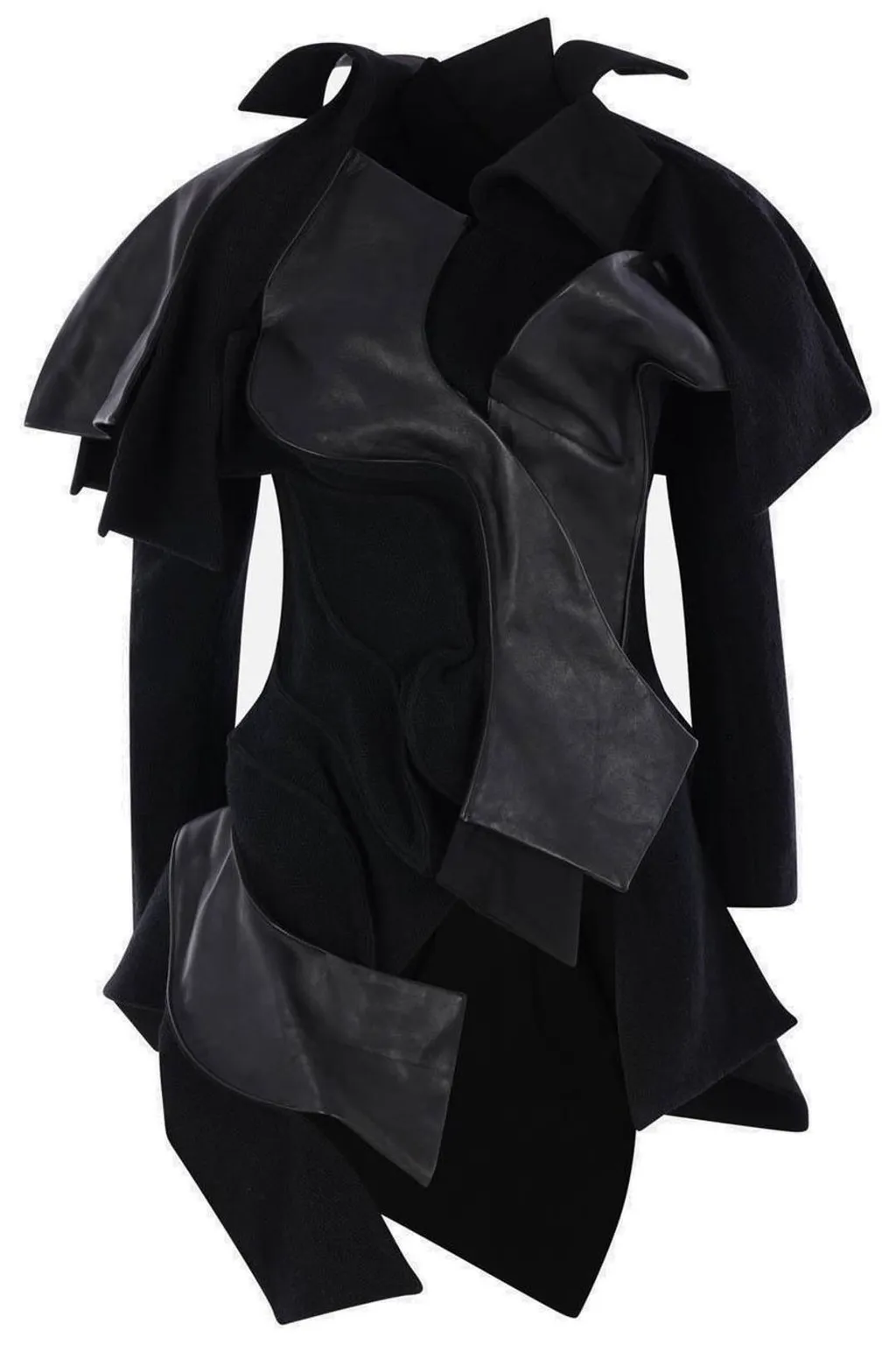 Asymmetric Draped Coat