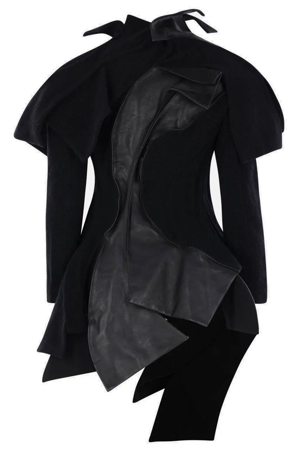 Asymmetric Draped Coat