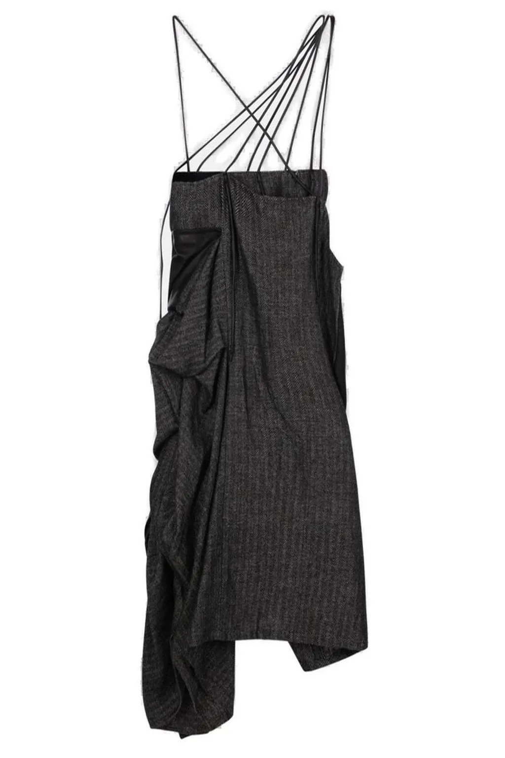 Asymmetric Draped Dress