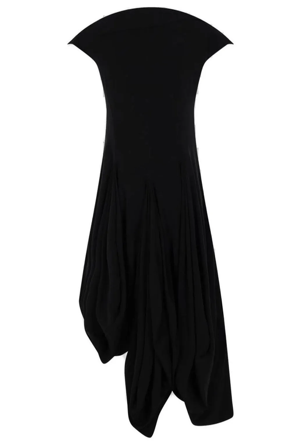 Asymmetric Draped Dress