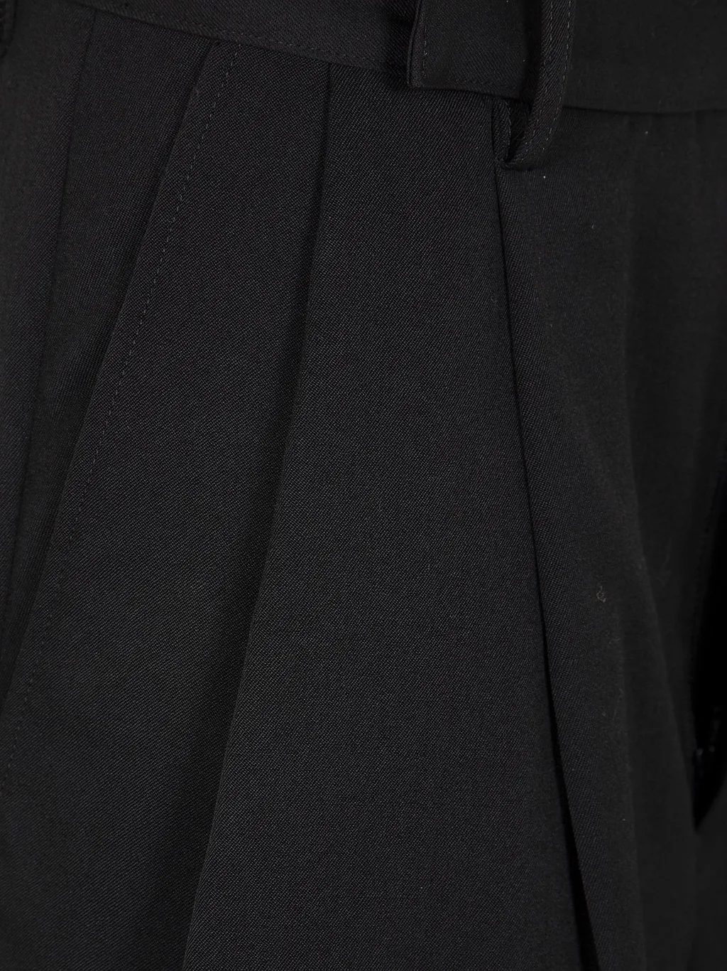 Wide-Leg Cropped Trousers
