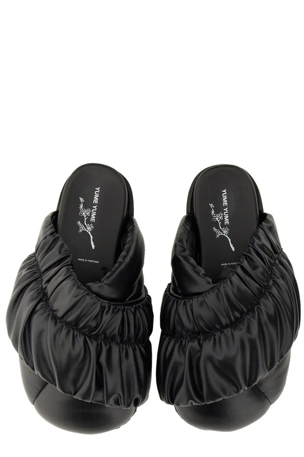 Padded Leather Slides