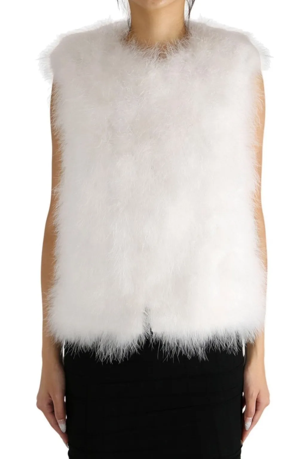 Puffer Jacket With Fur Trim