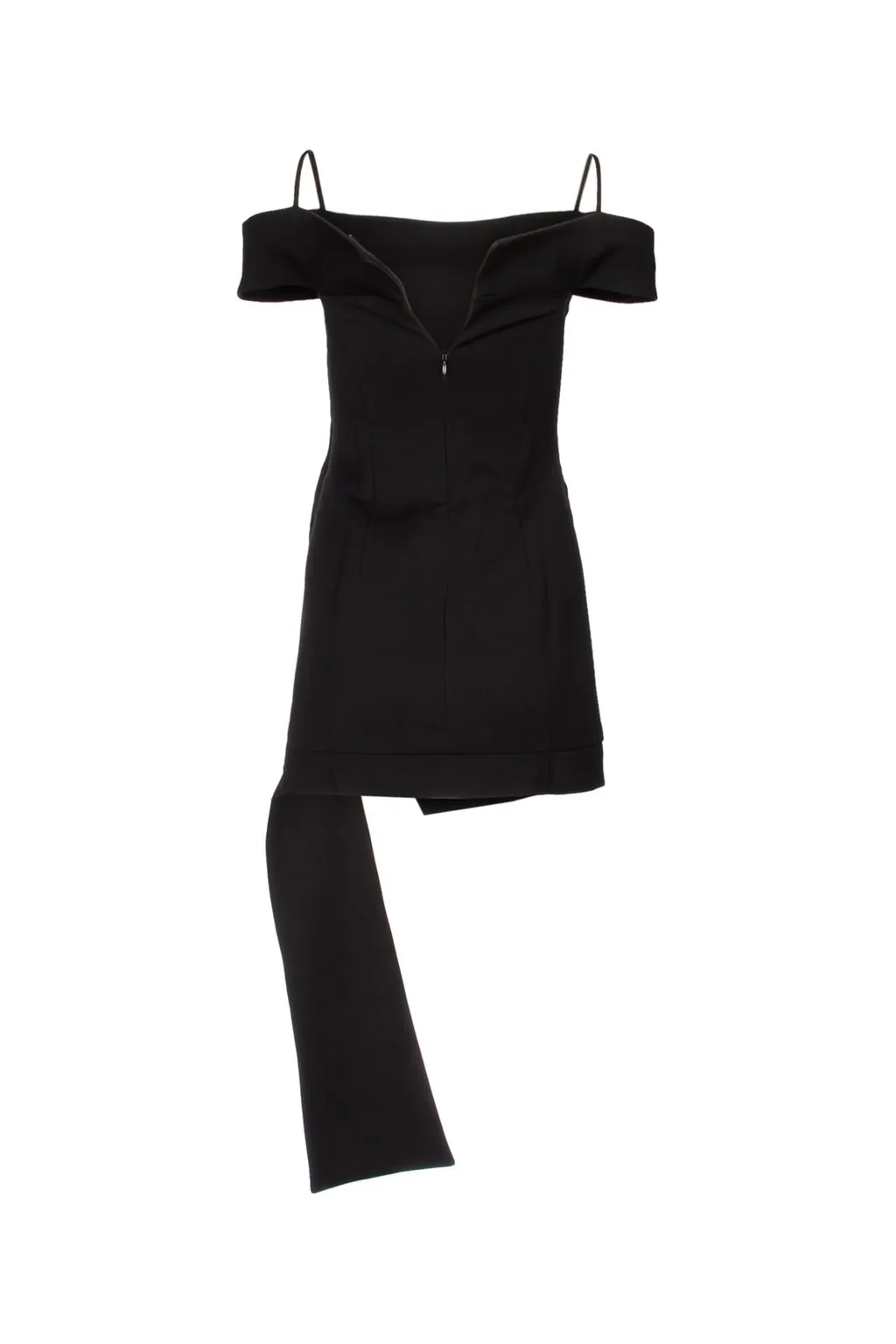 Off-The-Shoulder Mini Dress With Draped Detail