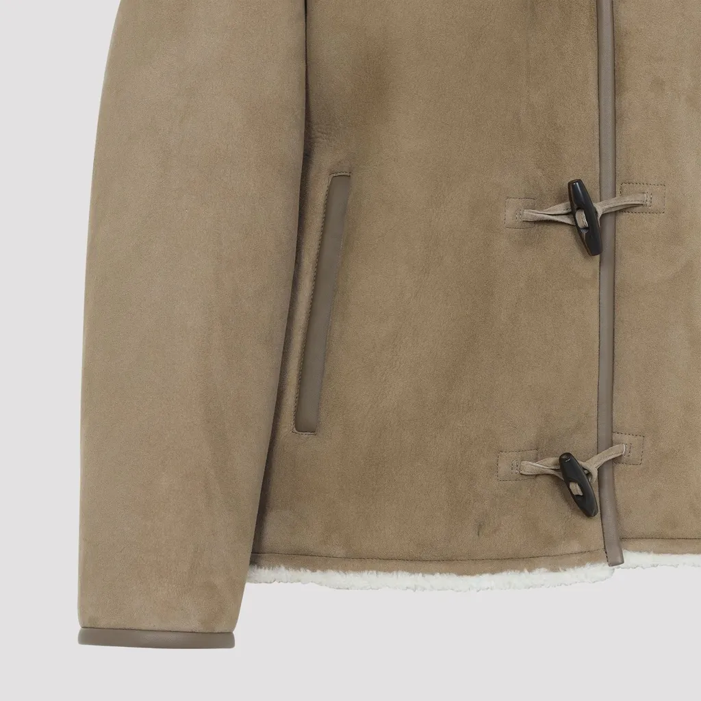 Shearling Hooded Jacket