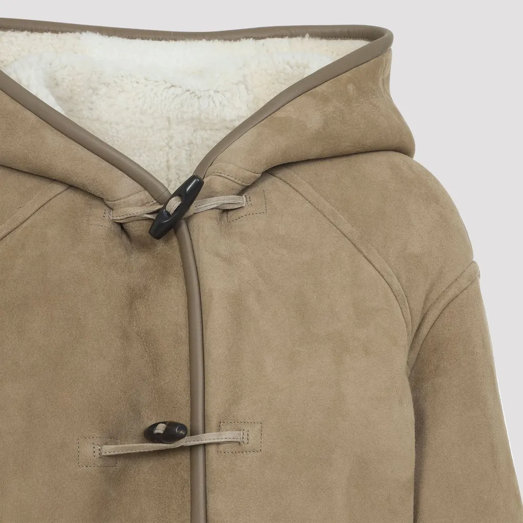 Shearling Hooded Jacket