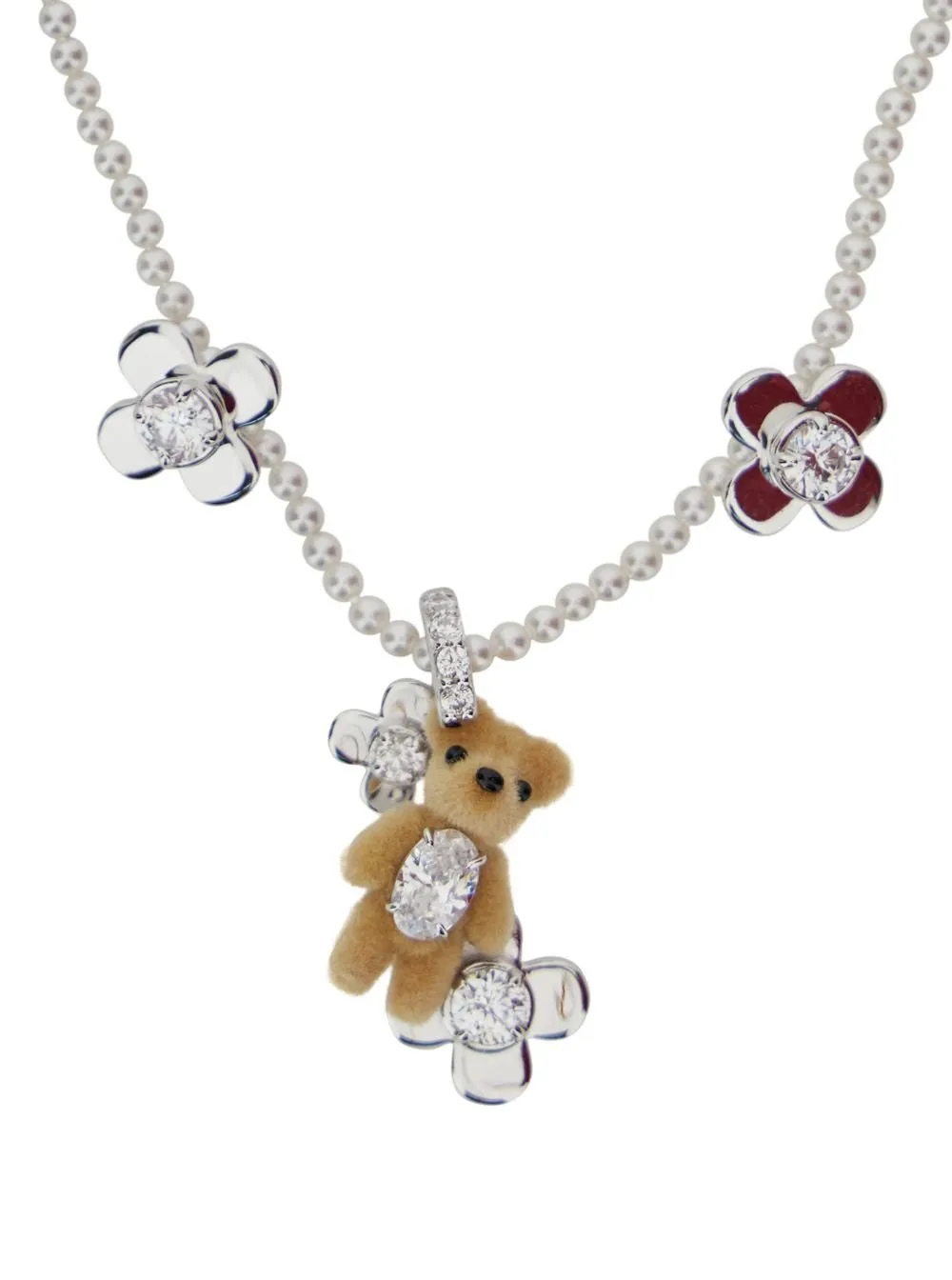 Teddy Bear Pendant Necklace