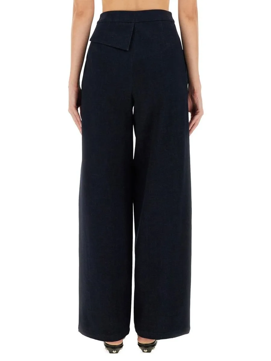 Wide-Leg Trousers