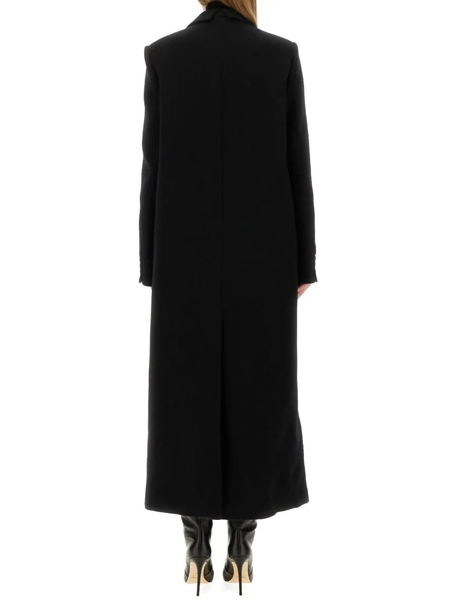 Double-Breasted Wool Coat