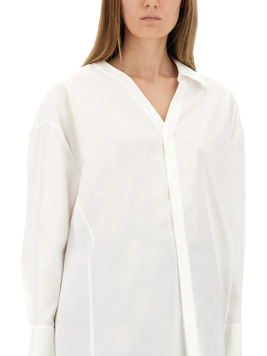 Oversized V-Neck Shirt