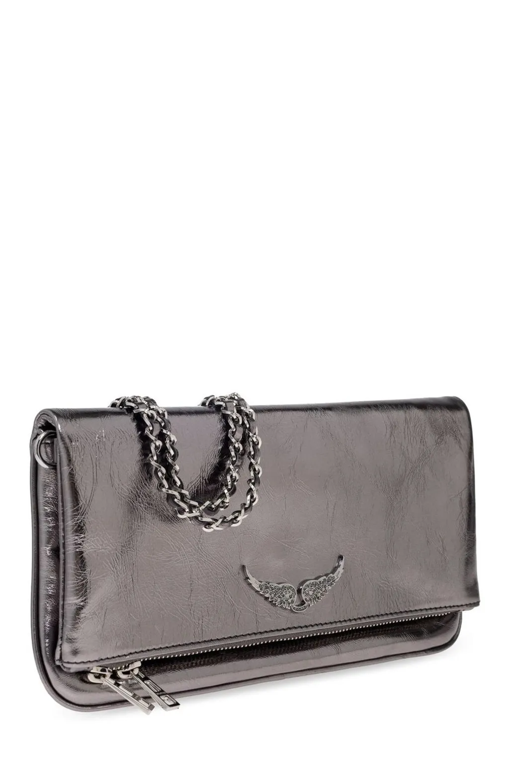Clutch Bag With Wing Detail