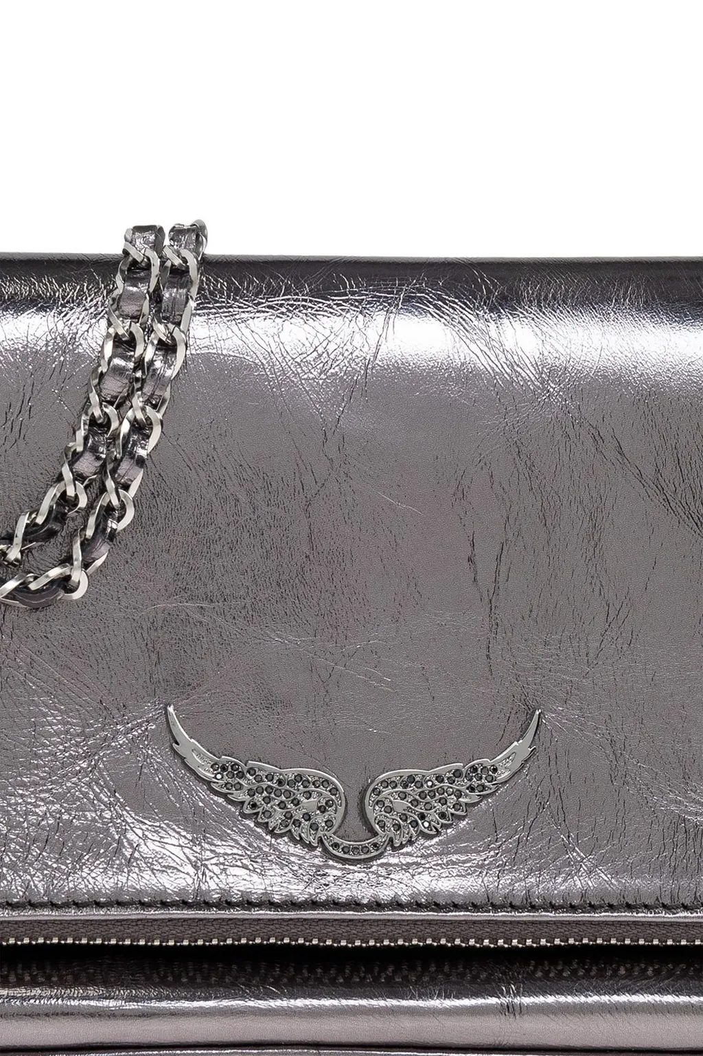 Clutch Bag With Wing Detail