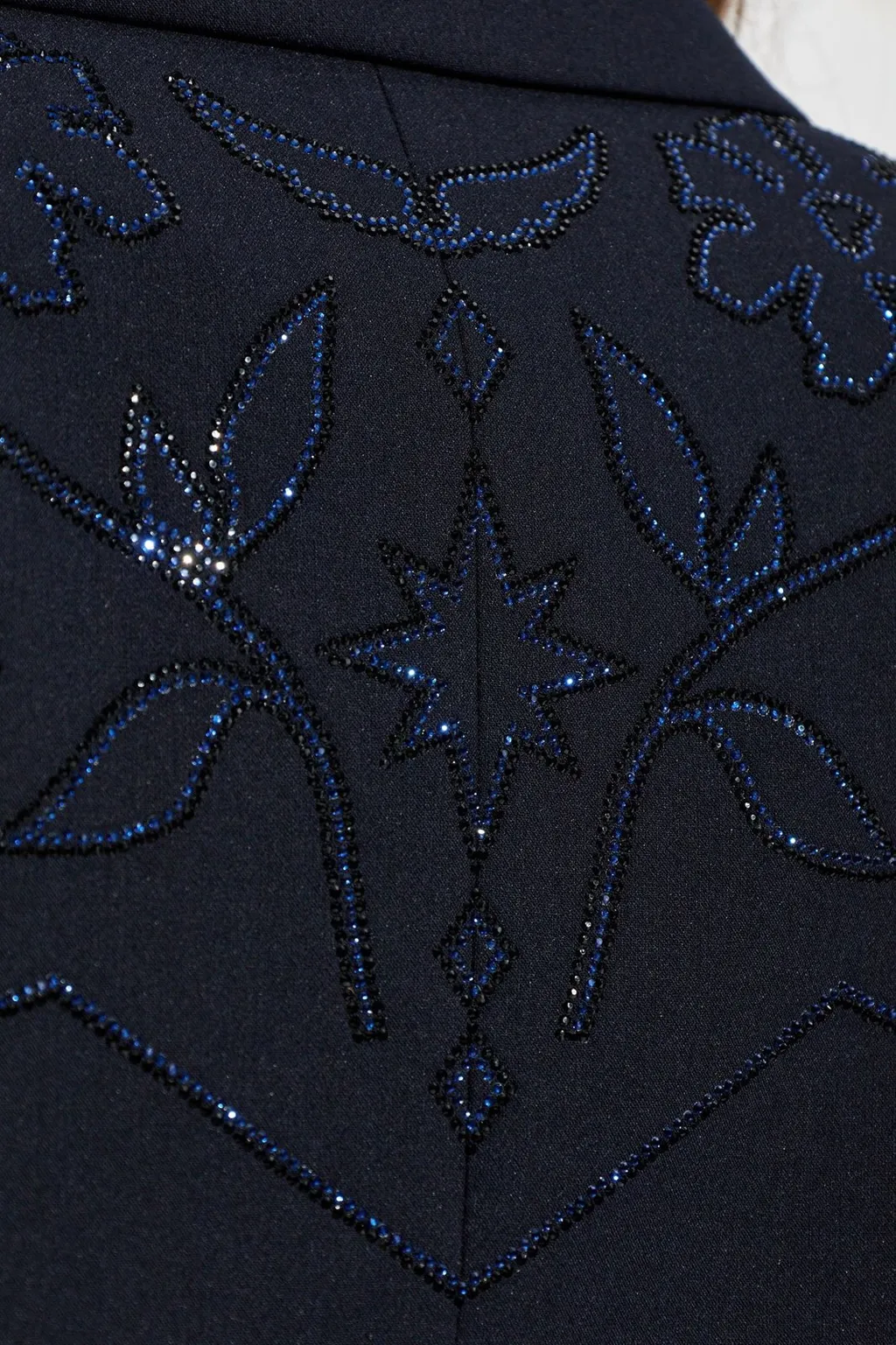 Single-Breasted Blazer With Star Embellishment
