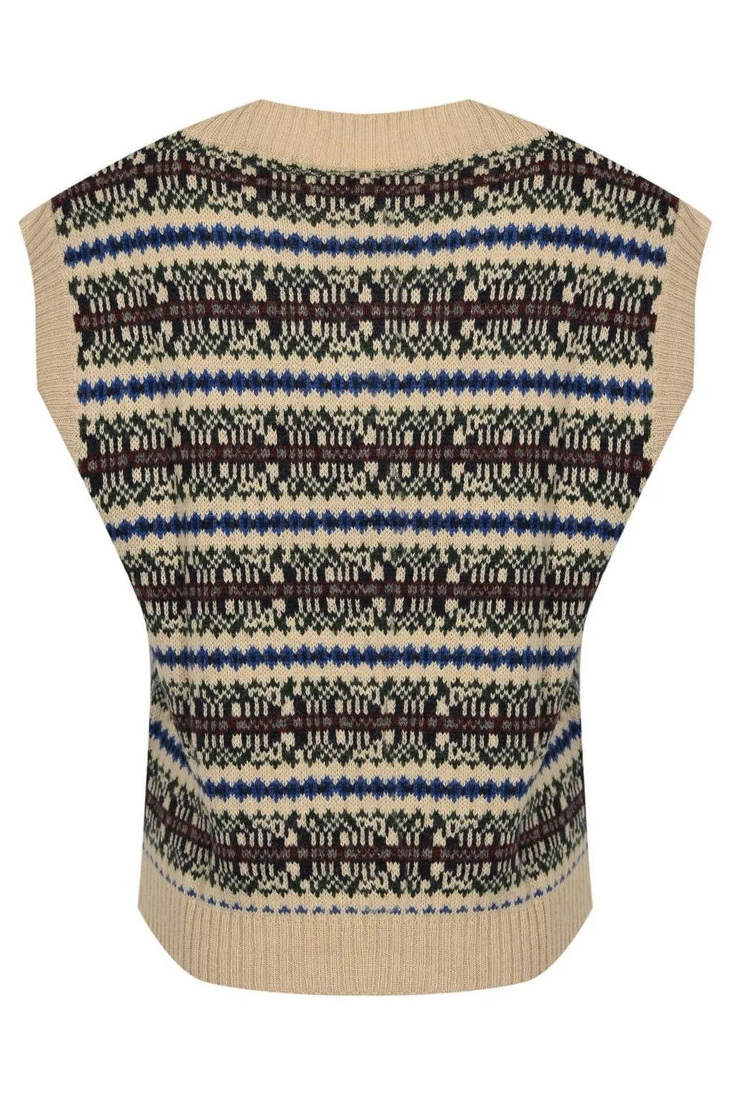 Fair Isle Knit Vest