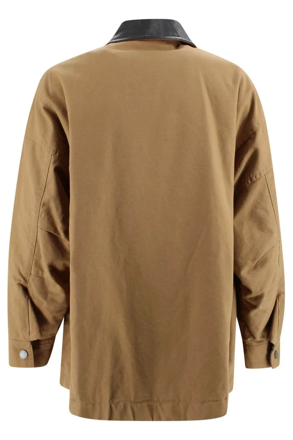 Oversized Cotton Twill Jacket