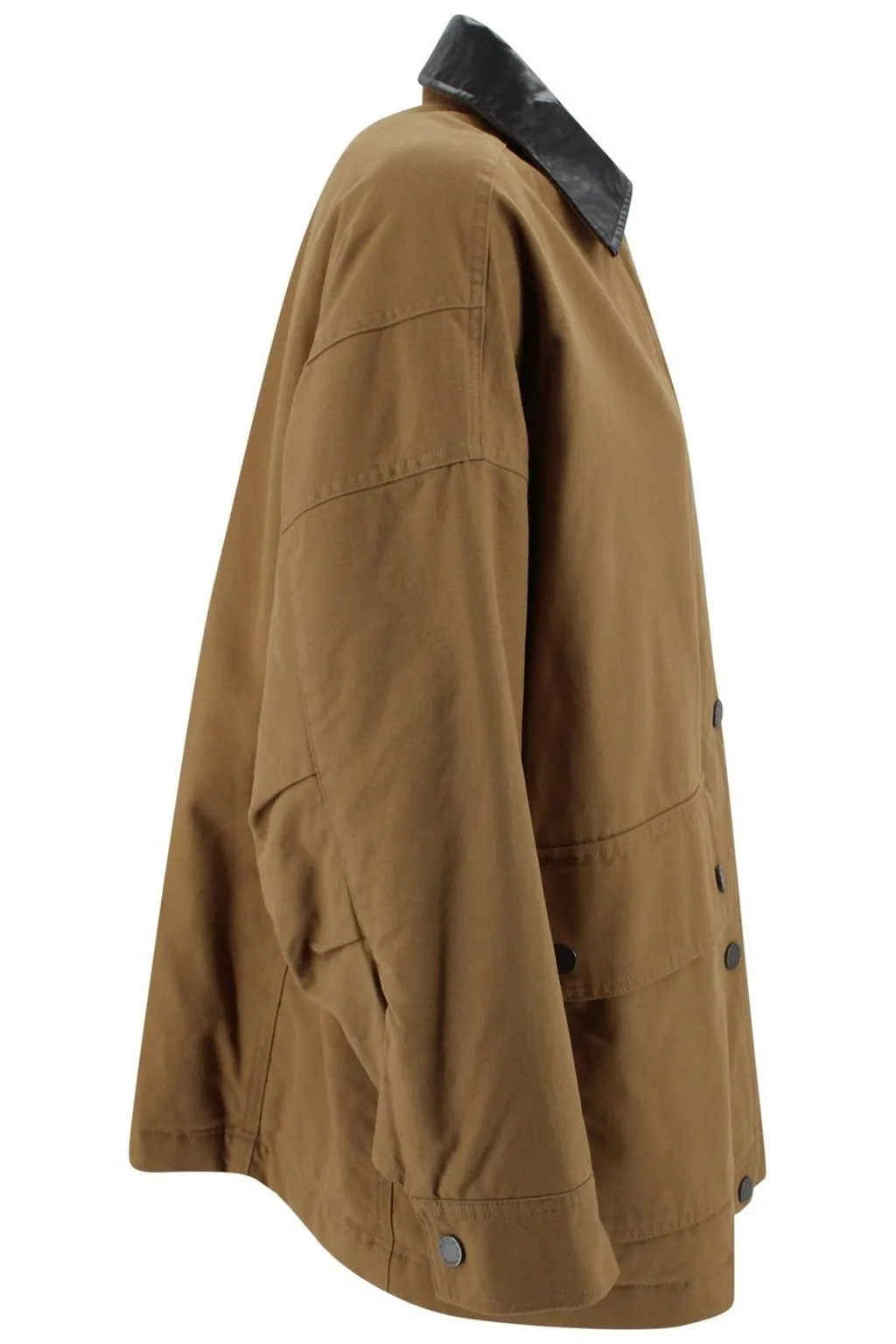 Oversized Cotton Twill Jacket