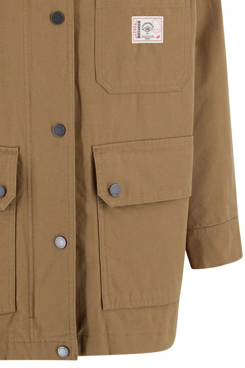 Oversized Cotton Twill Jacket