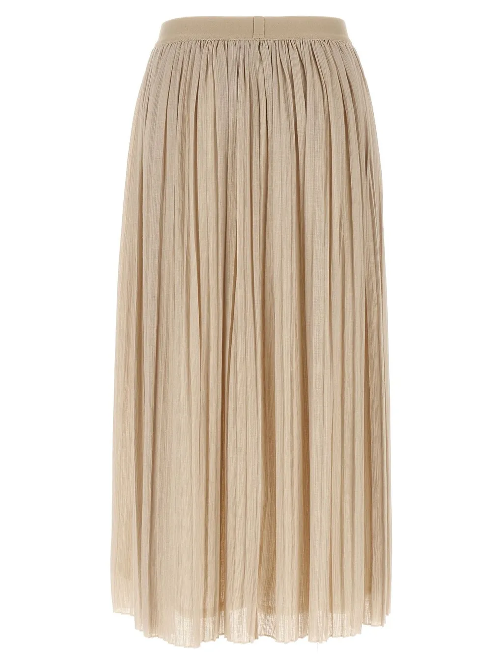Pleated Maxi Skirt