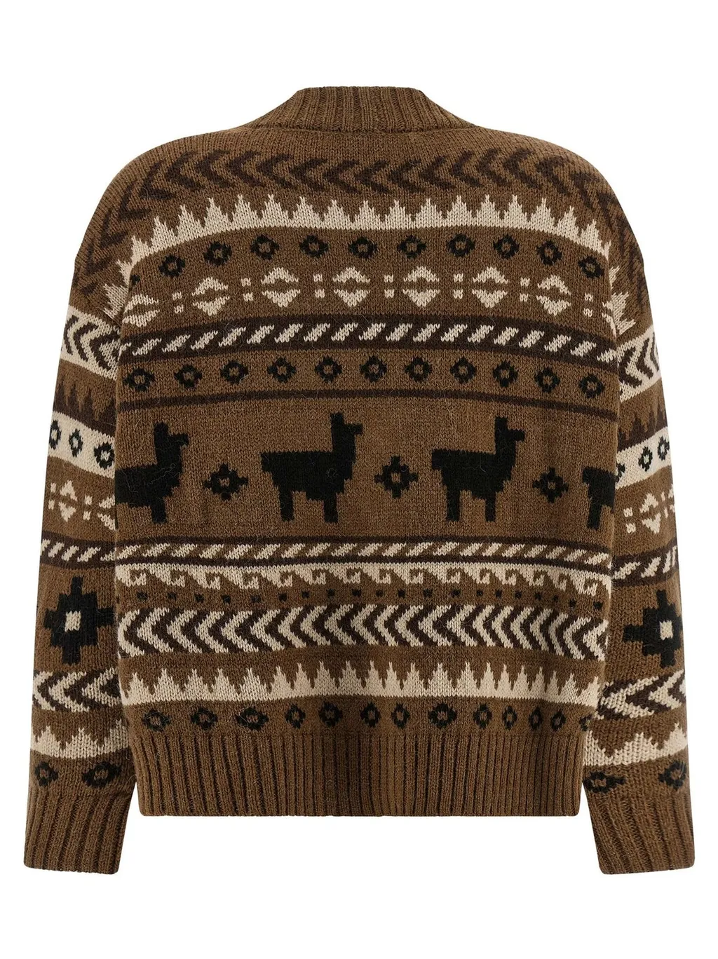 Cardigan With Alpaca Pattern