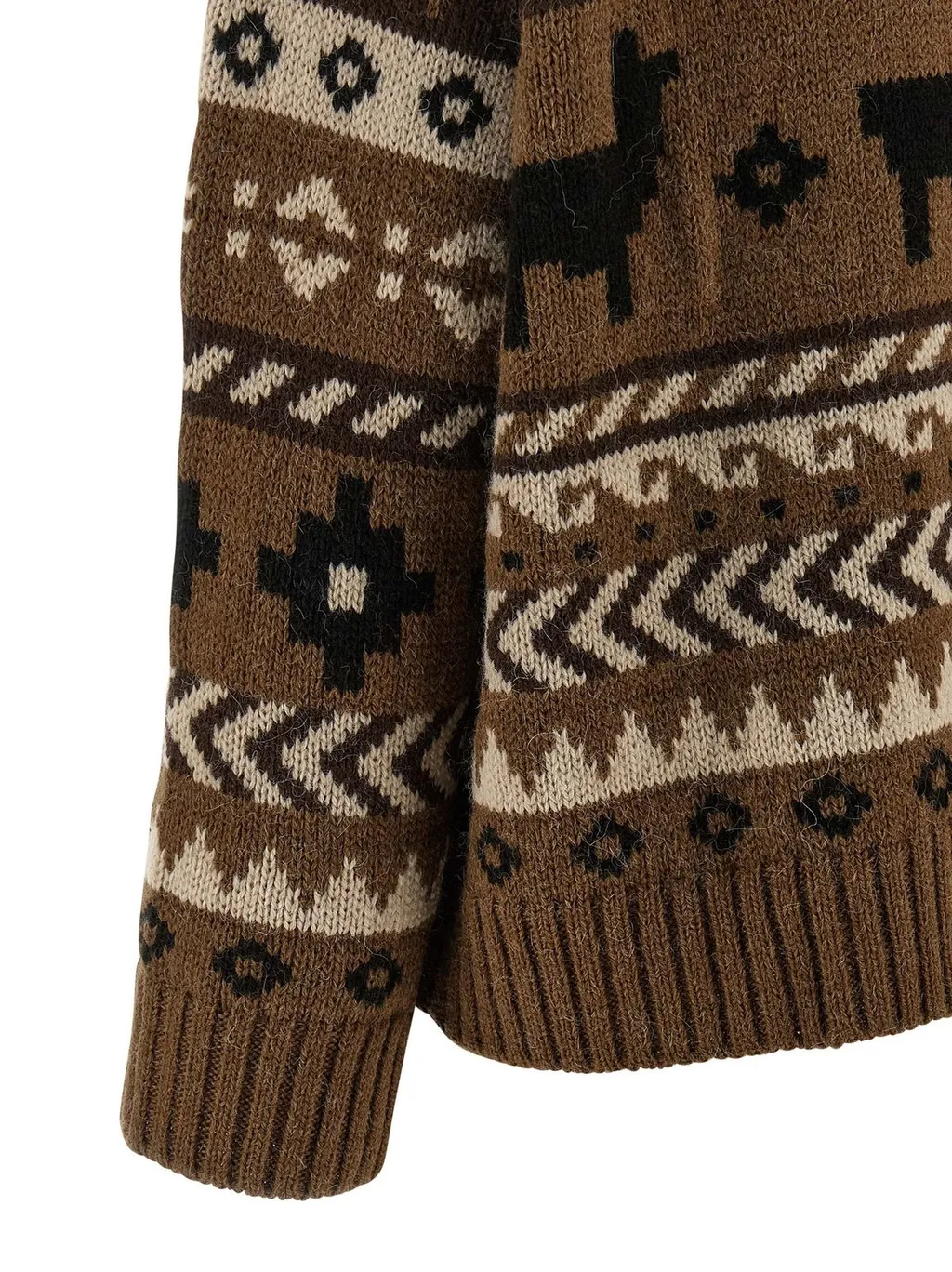 Cardigan With Alpaca Pattern