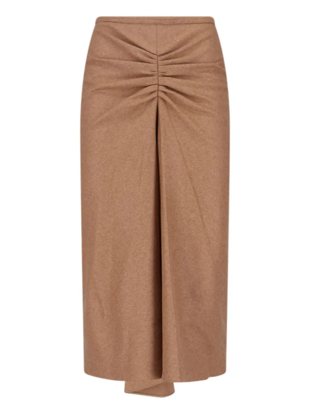 Ruched Maxi Skirt
