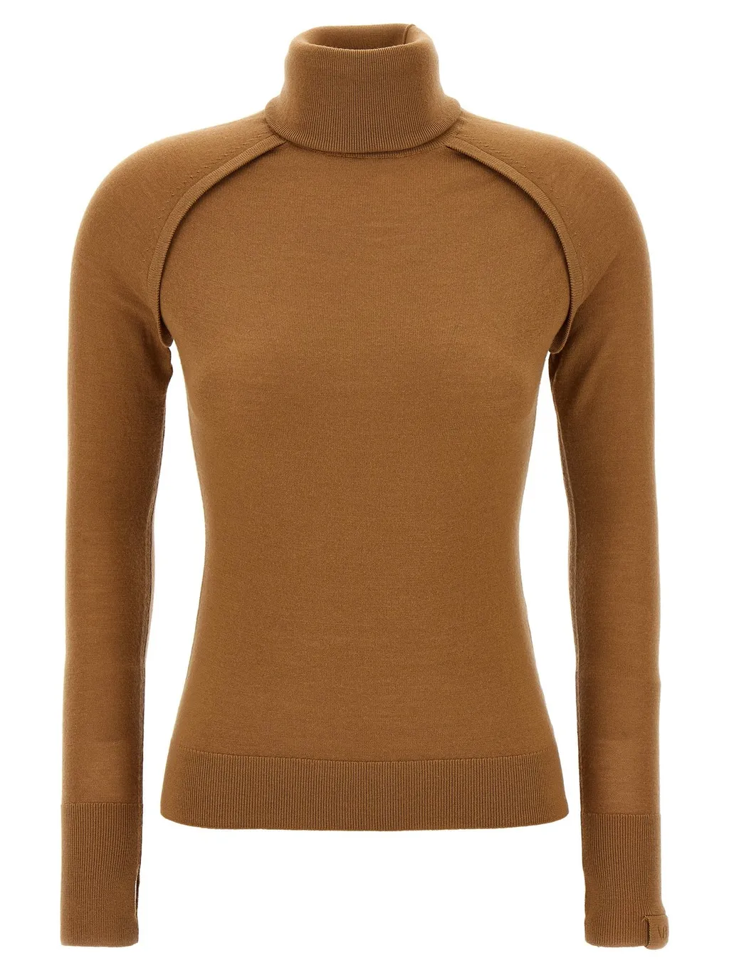 Turtleneck Sweater With Cut-Out Detail