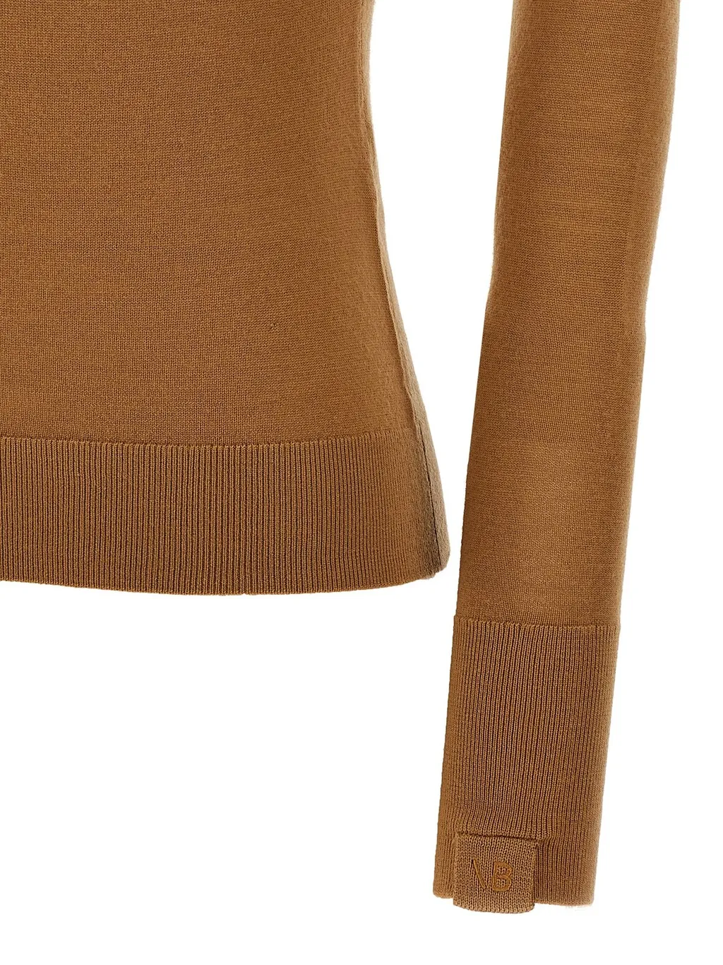 Turtleneck Sweater With Cut-Out Detail