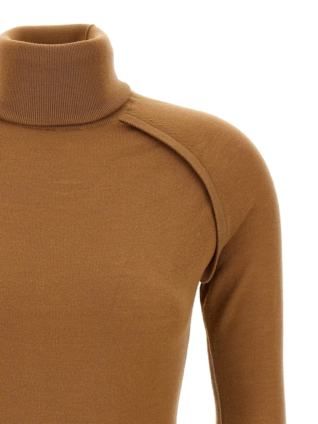 Turtleneck Sweater With Cut-Out Detail