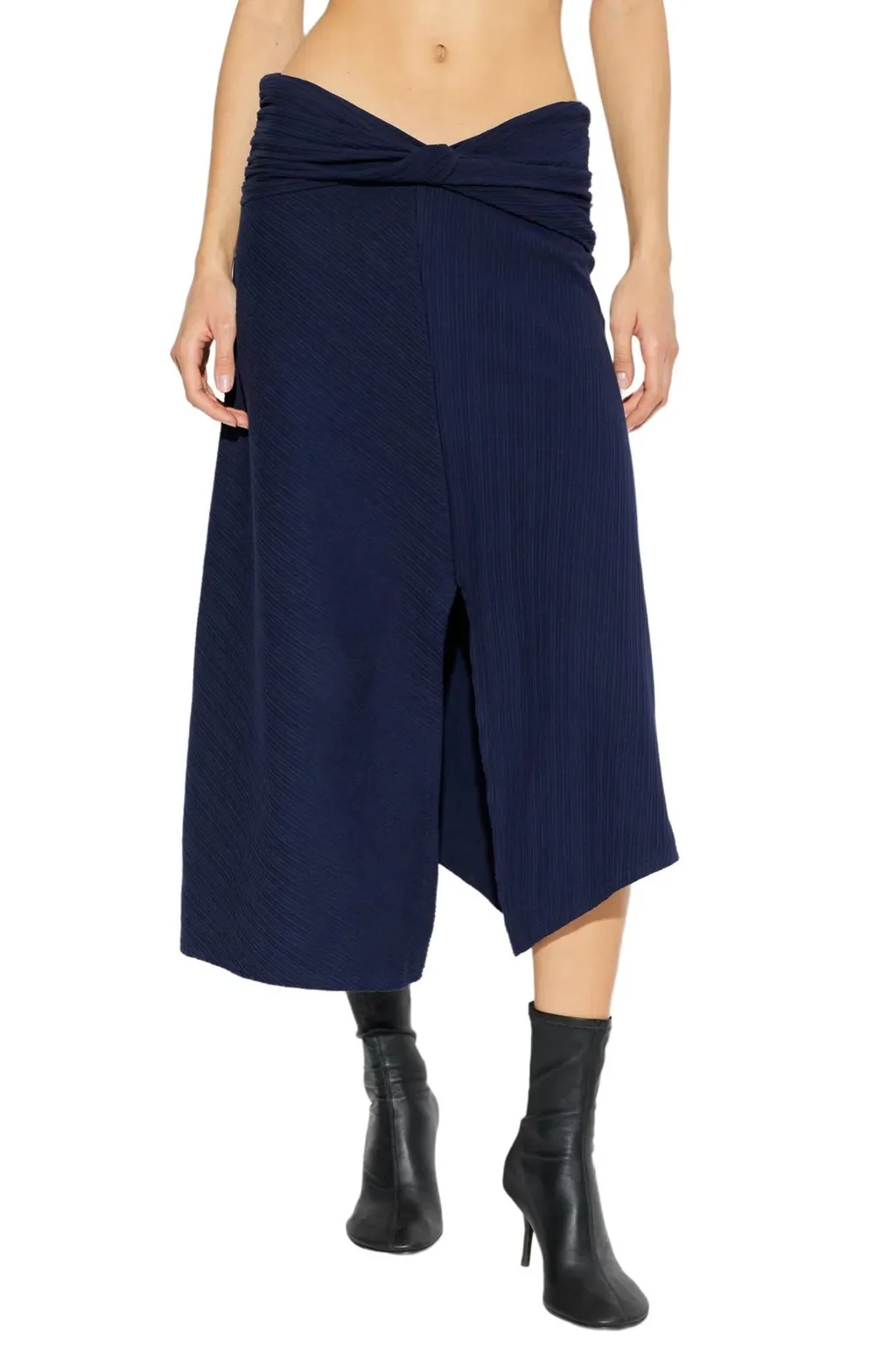 Asymmetric Wrap Skirt
