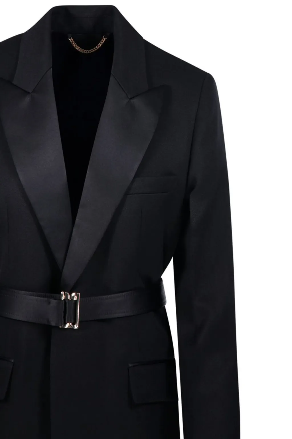 Belted Tuxedo Blazer