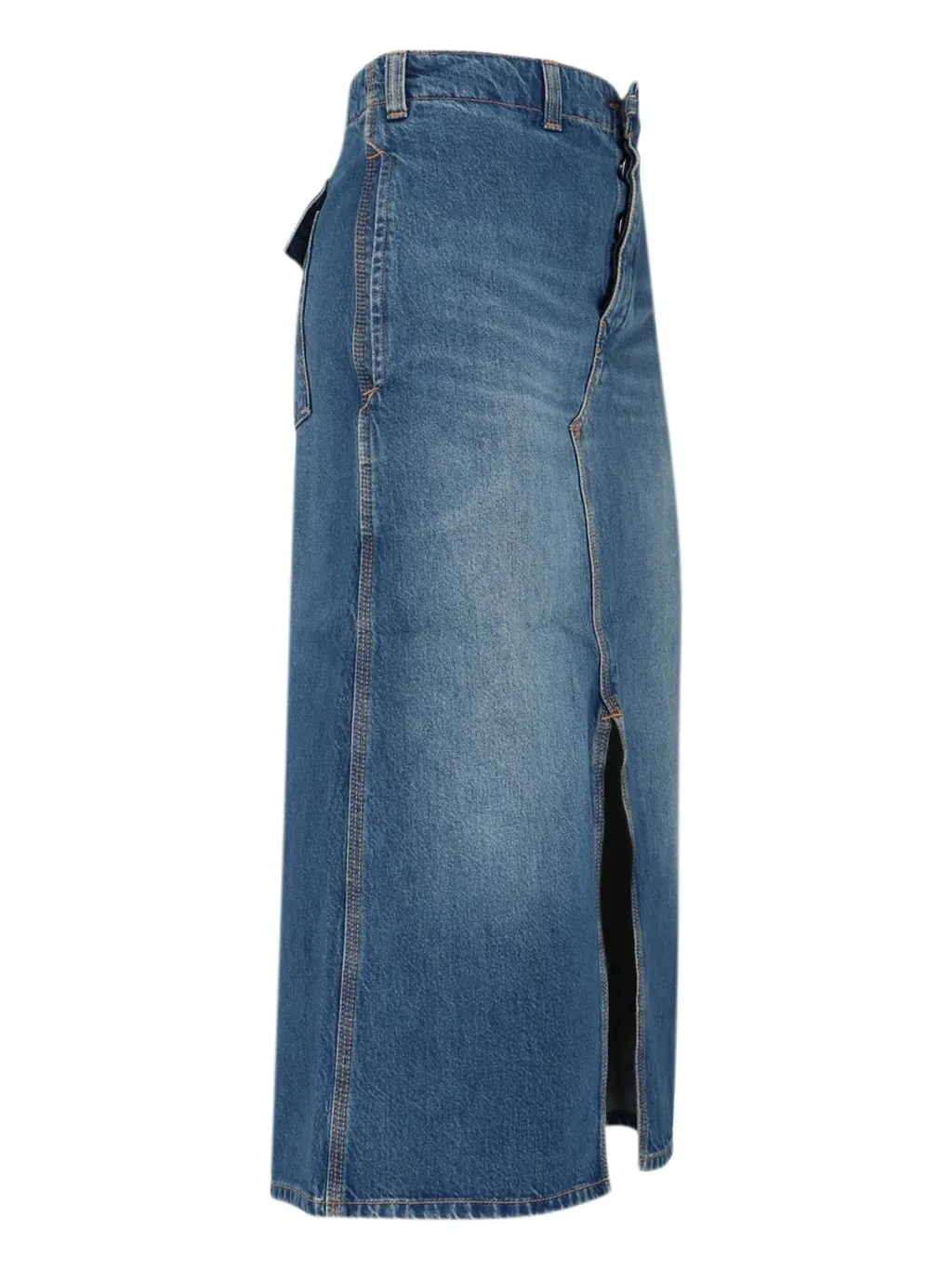 Denim Maxi Skirt