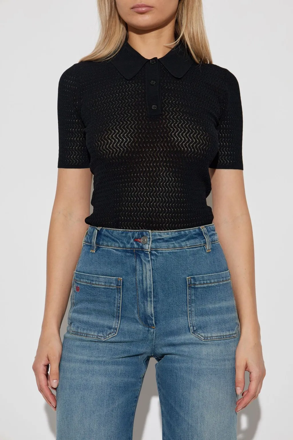 Knit Polo Shirt
