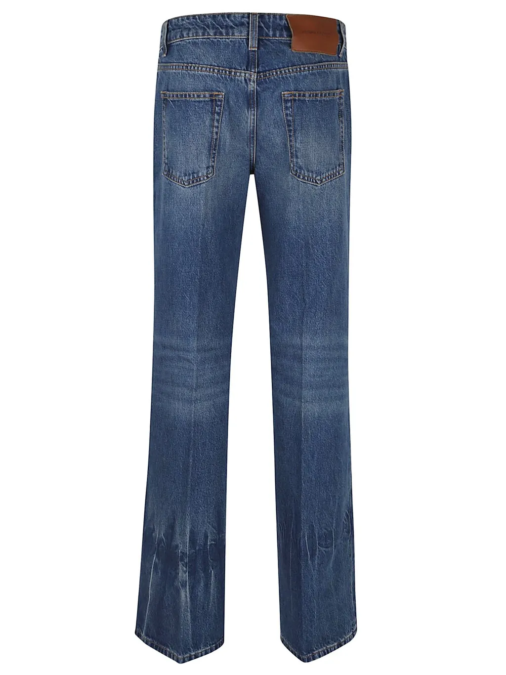 High-Waisted Flared Jeans