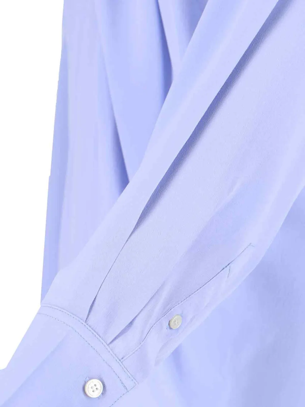 Draped Mock Neck Blouse
