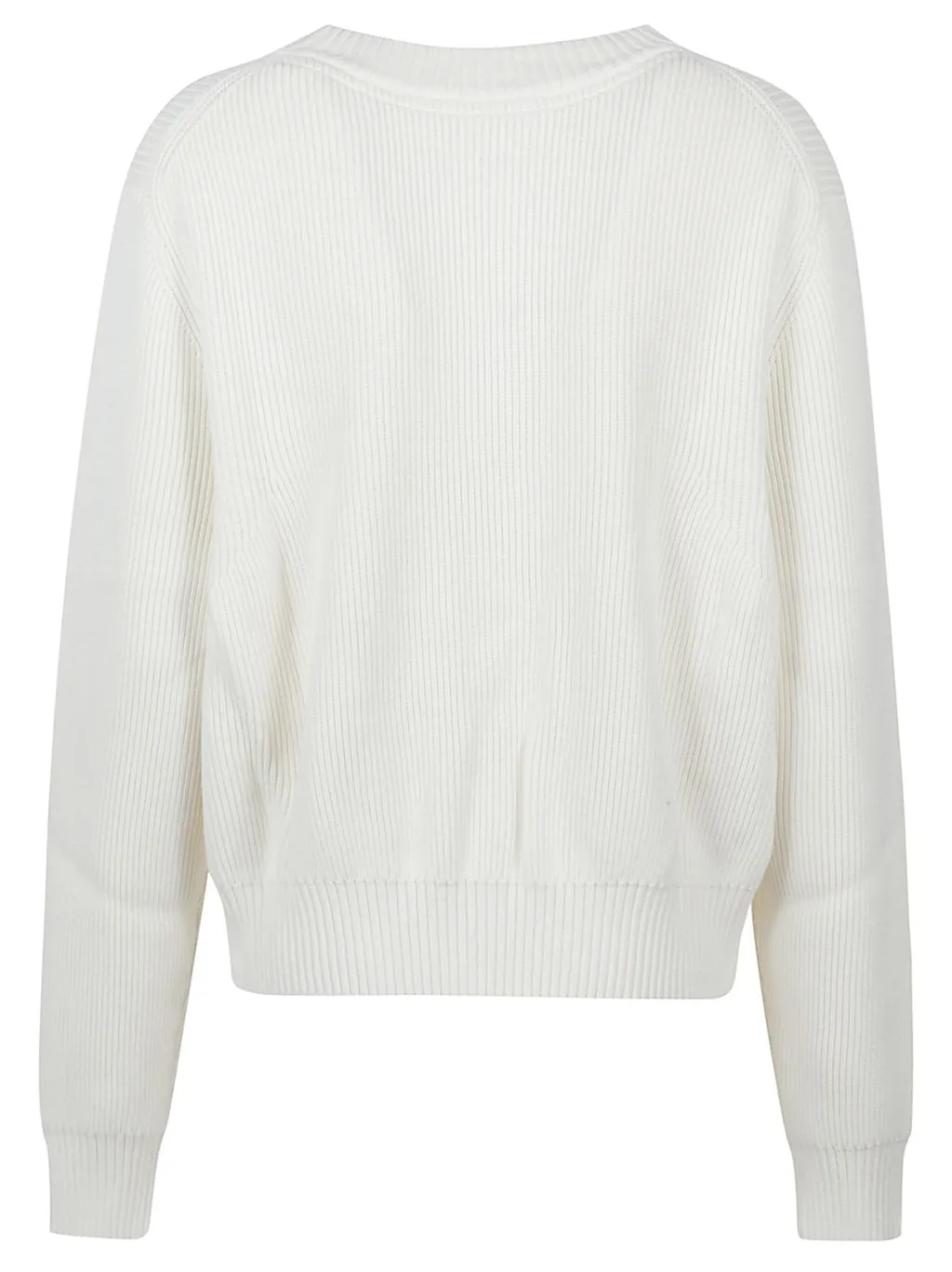 V-Neck Ribbed Sweater