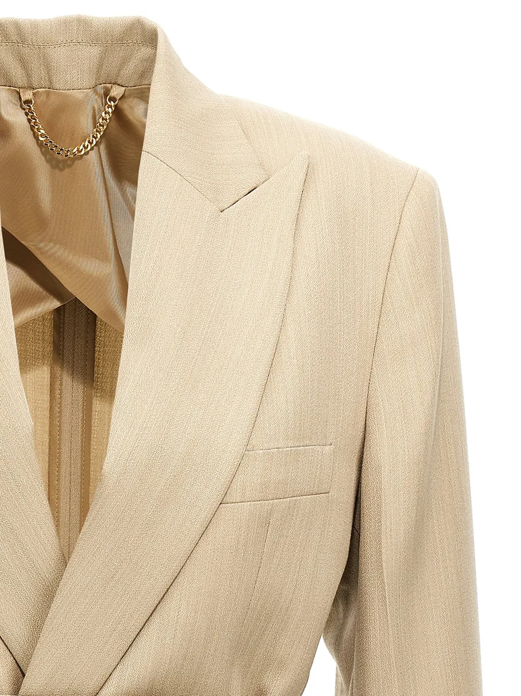 Belted Shawl Collar Blazer