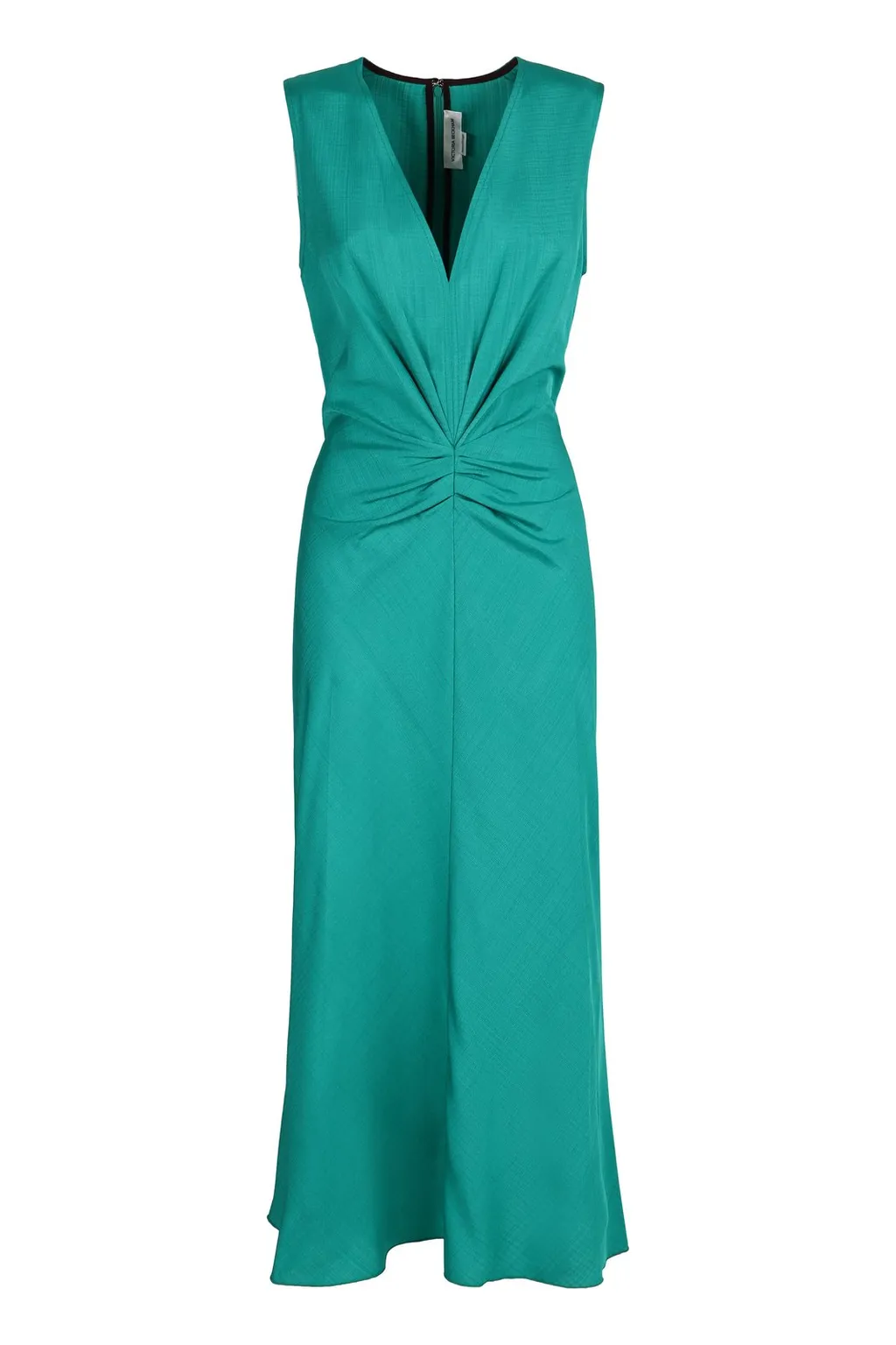 Twisted V-Neck Maxi Dress