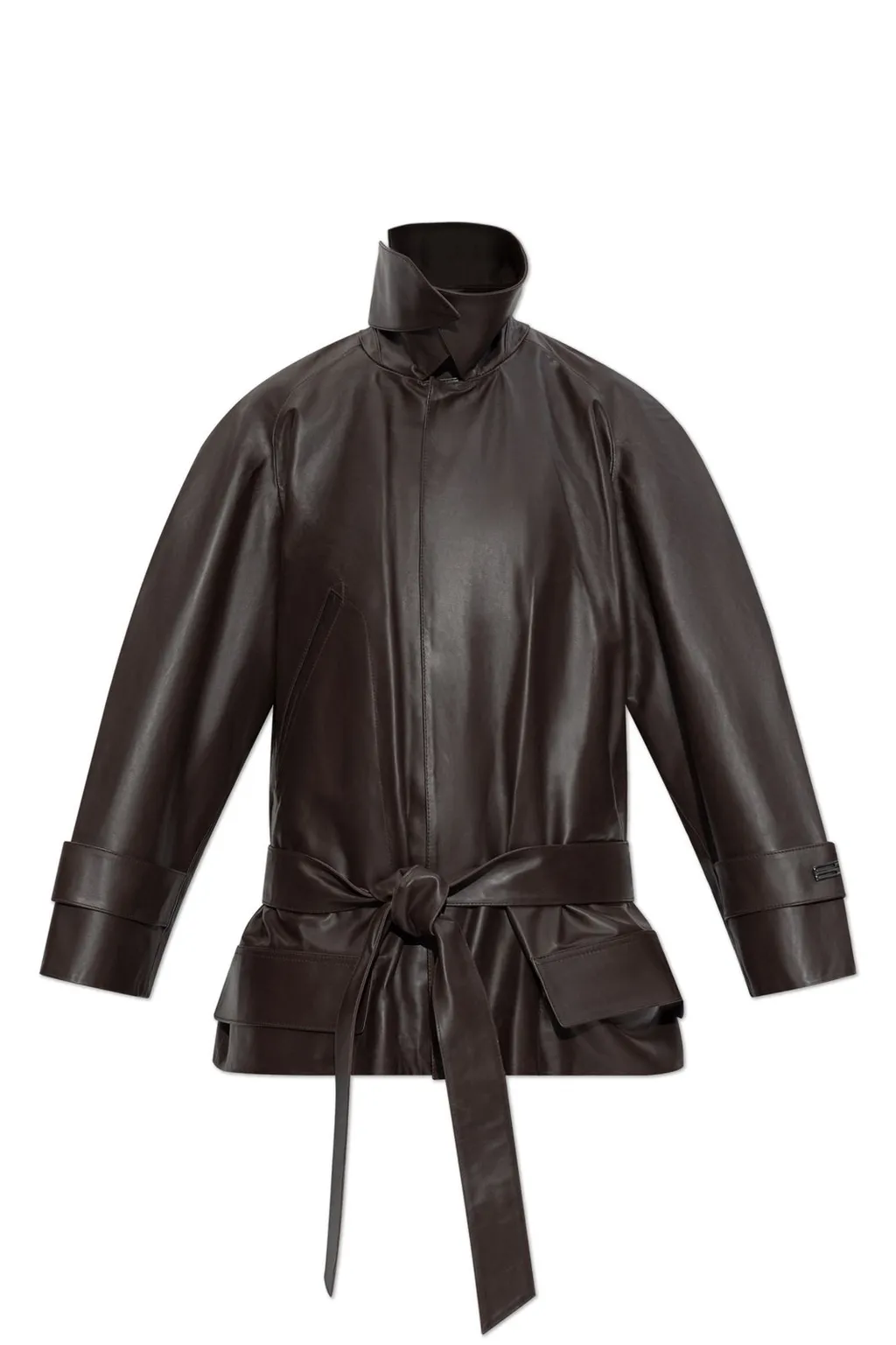 Leather Trench Coat