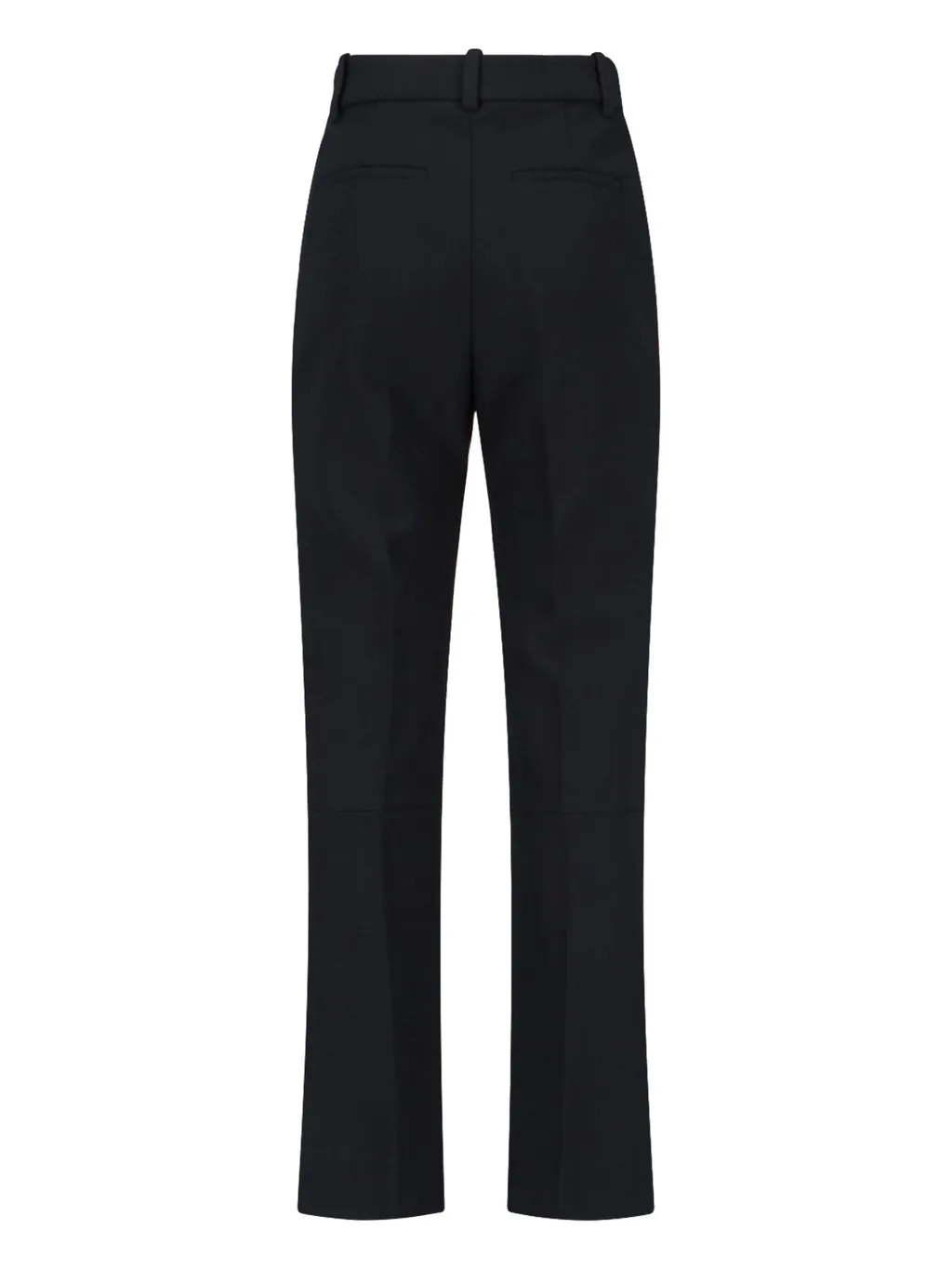 High-Rise Straight-Leg Trousers