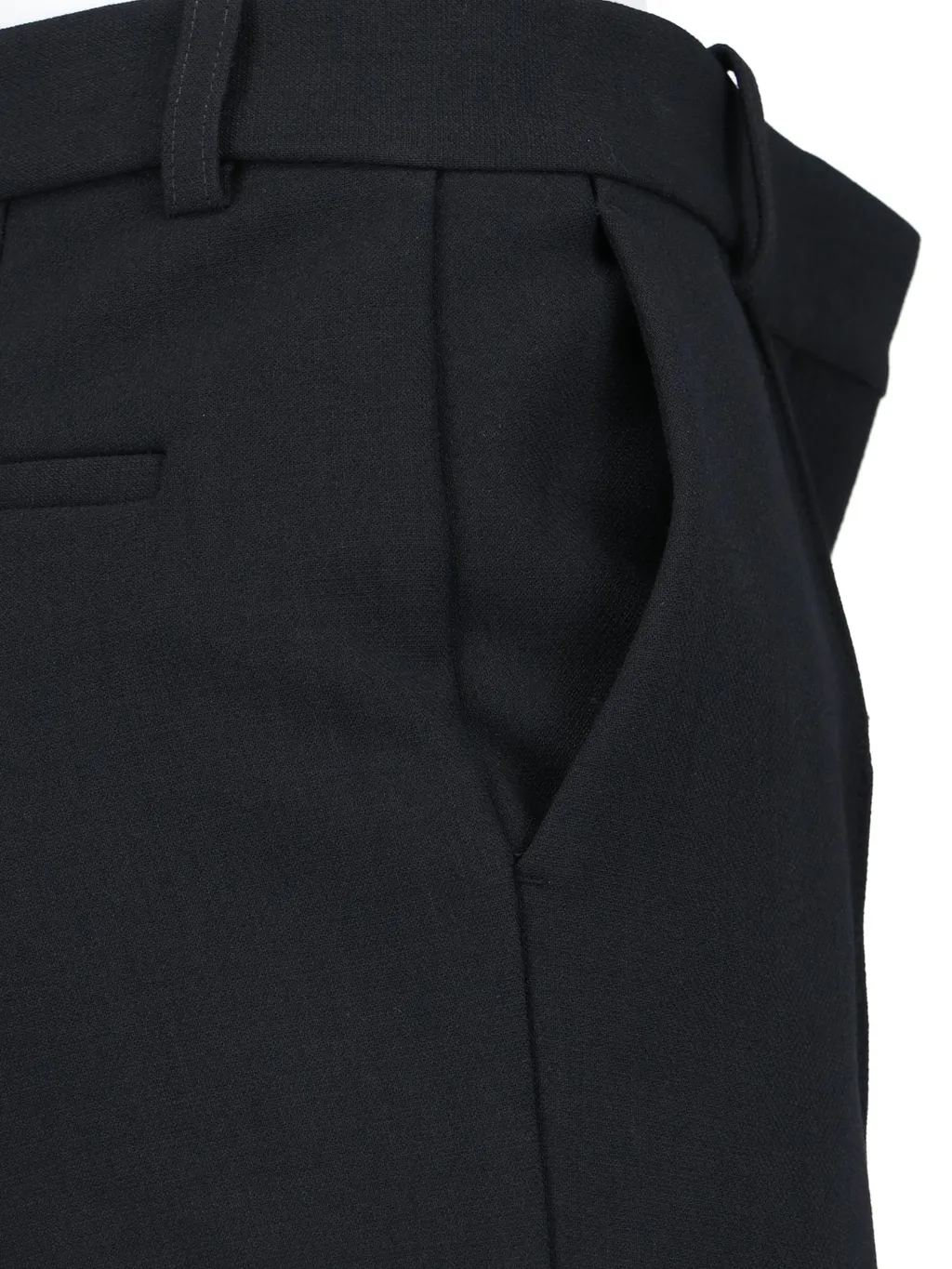 High-Rise Straight-Leg Trousers