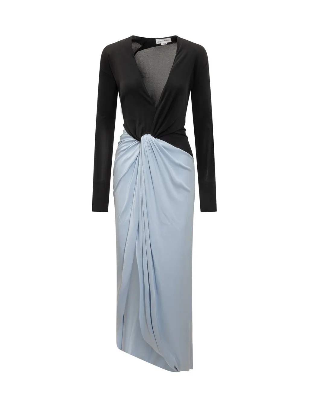 Twisted Draped Maxi Dress