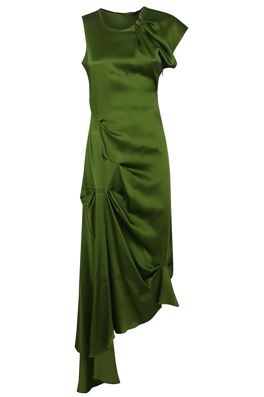 Asymmetrical Draped Dress