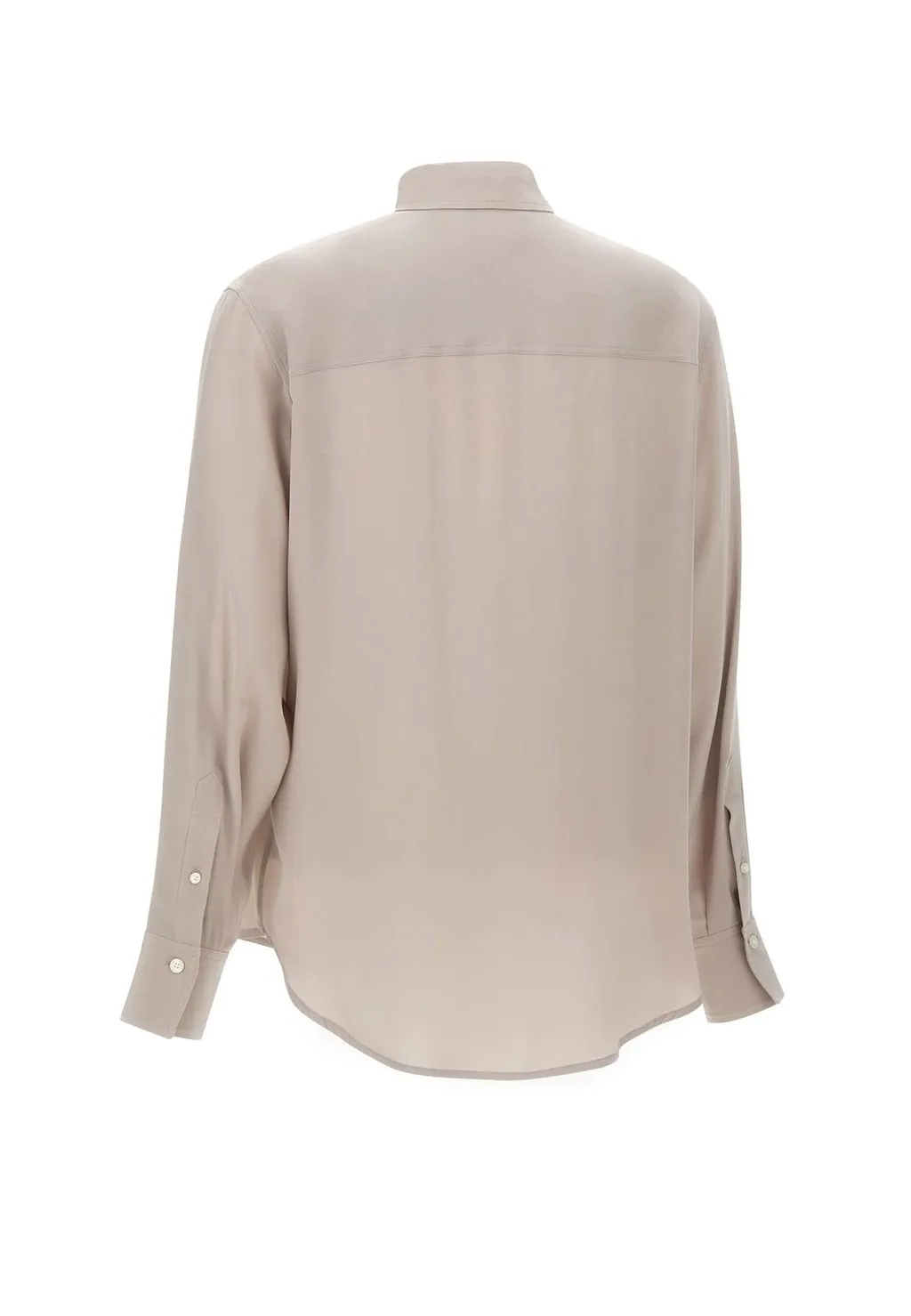 Ruffled Silk Blouse