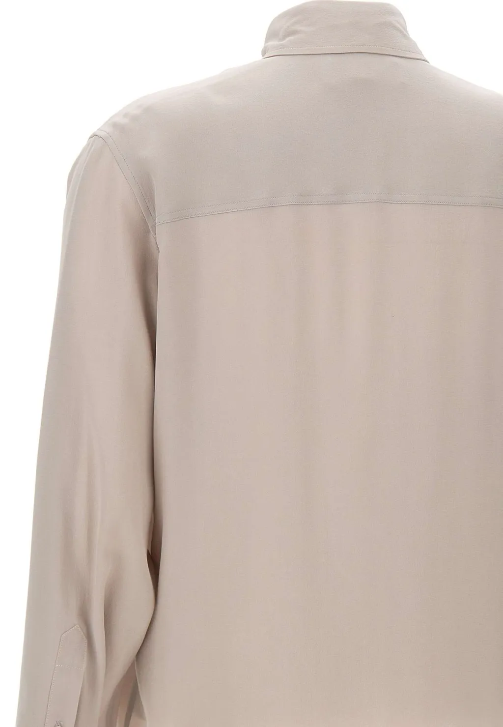 Ruffled Silk Blouse