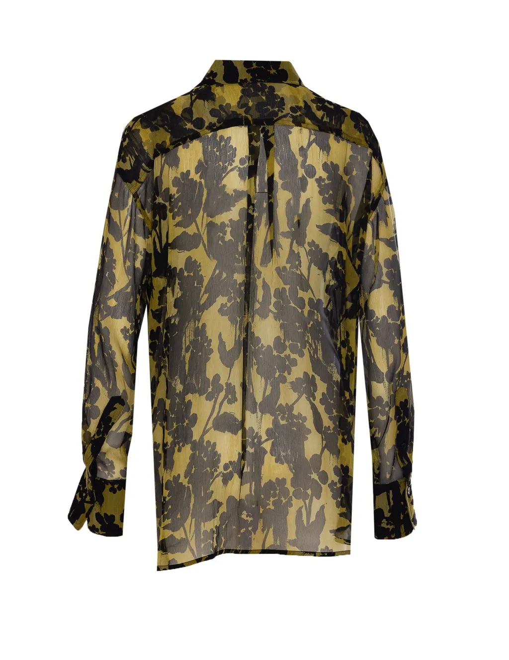 Floral Print Sheer Shirt